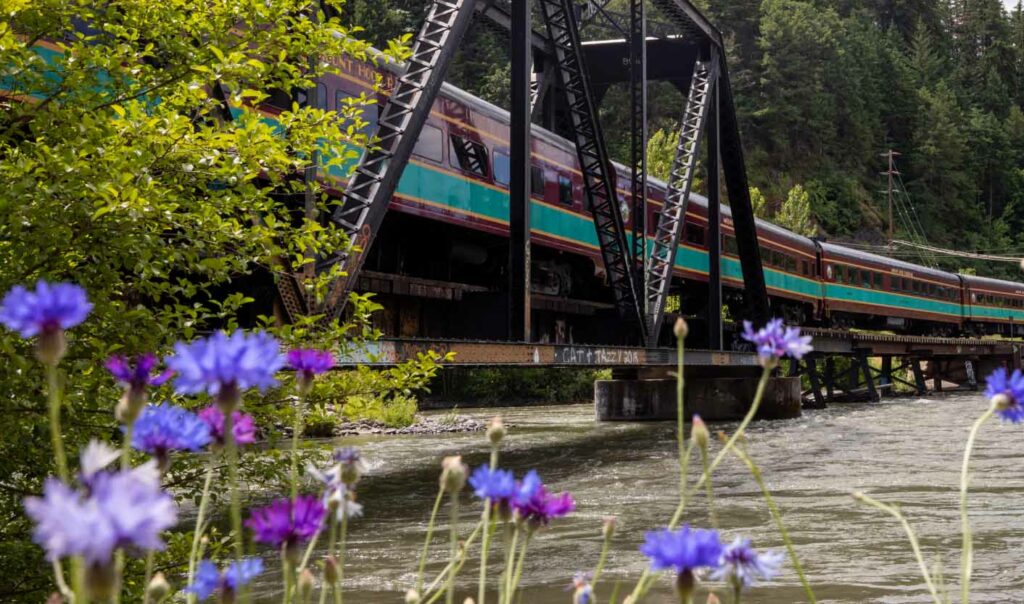 Mt Hood railway Spring train