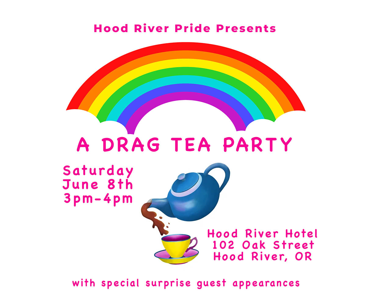 Pride celebration drag tea party