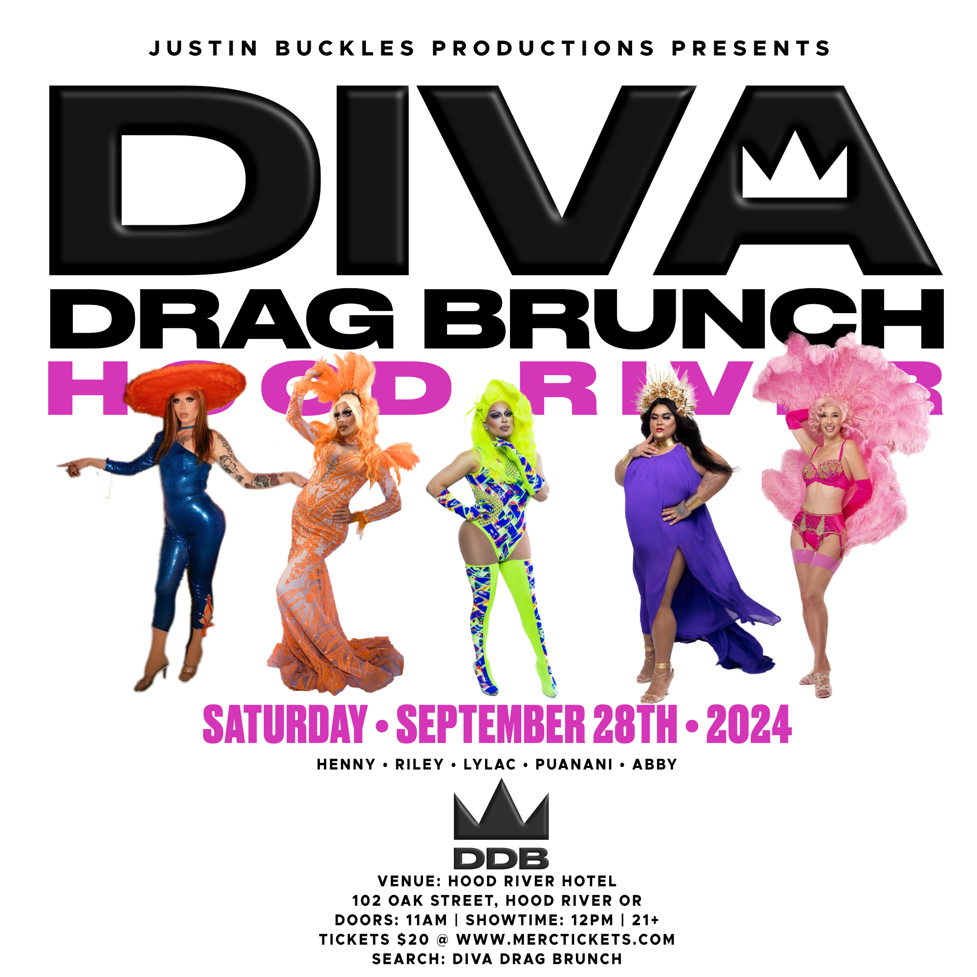 Diva Drag Brunch Poster