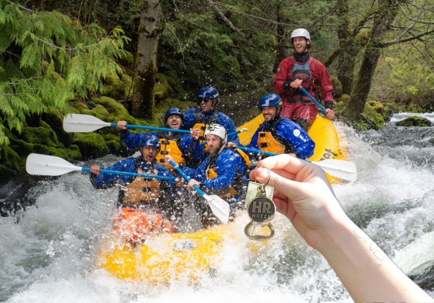 White Salmon river rafting with Hood River Hotel Key